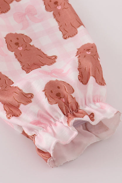 Puppy Bow Print Nightgown