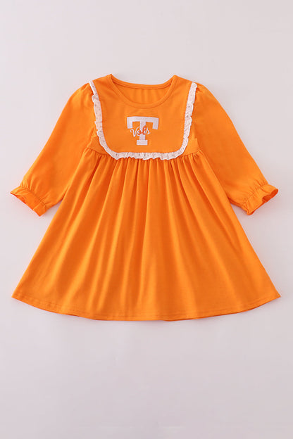 Orange Tennessee Go Vols Dress