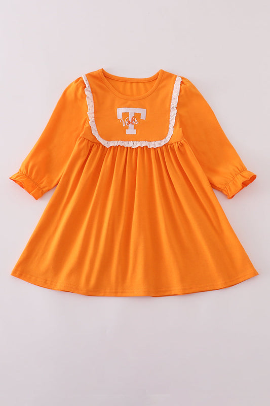 Orange Tennessee Go Vols Dress