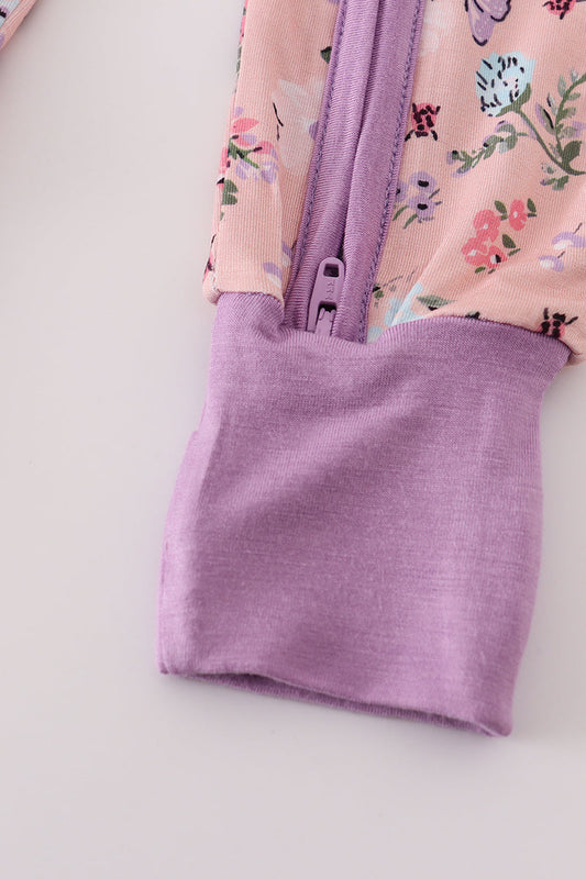 Violet Floral Sleeper