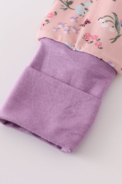 Violet Floral Sleeper