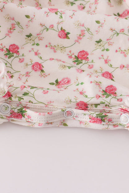 Rose Hand Smocked Bubble