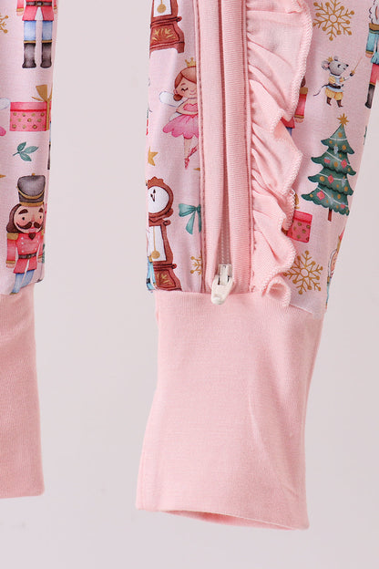 Nutcracker Holiday Baby Ruffle Romper