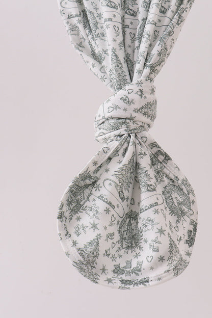 Christmas Tree Print Newborn Gown