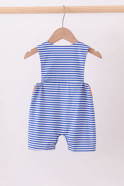 Blue Smocked Gator Jon Jon