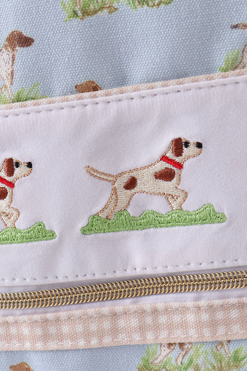 Hunting Dog Embroidery Backpack