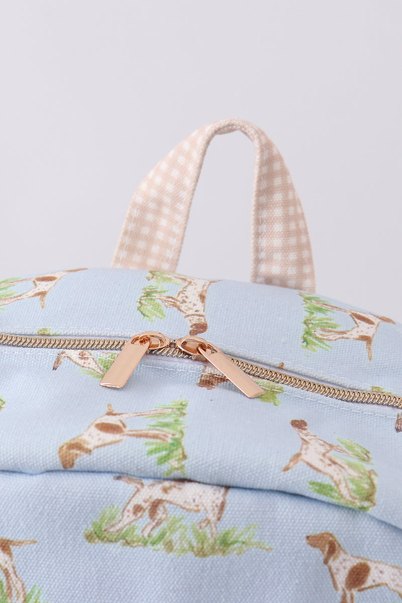 Hunting Dog Embroidery Backpack