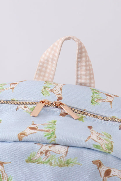 Hunting Dog Embroidery Backpack