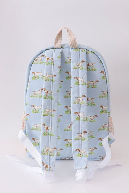 Hunting Dog Embroidery Backpack