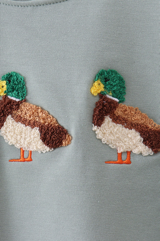 Mallard French Knot Top - Sage