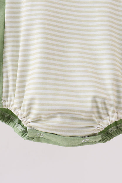 Monster Truck Embroidery Stripe Bubble